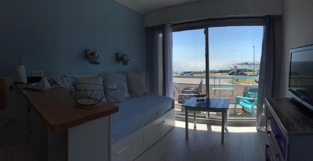 Studio Face A La Mer Appartement Ploemeur Buitenkant foto